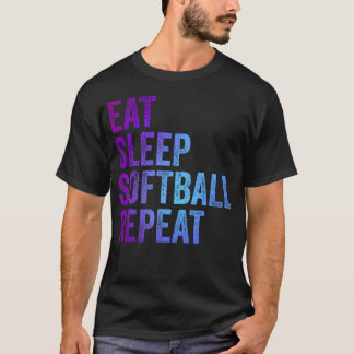 Camiseta Coma Sonho Softbol Repita