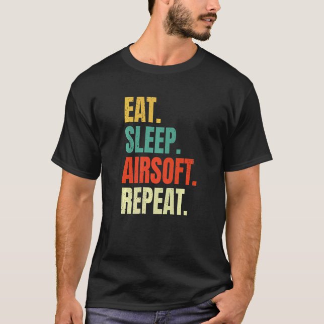 Camiseta Coma Sono Airsoft Repete Air Soft Sports Retro Vi (Frente)
