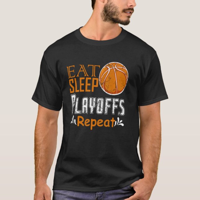 Camiseta Coma Sono Assista Basquete Repita Marcha da Faculd (Frente)