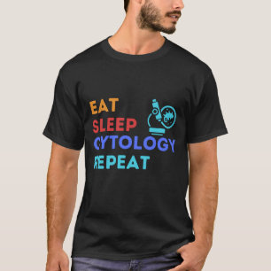 Camiseta COMA SONO CITOLOGIA REPITA - #lablife