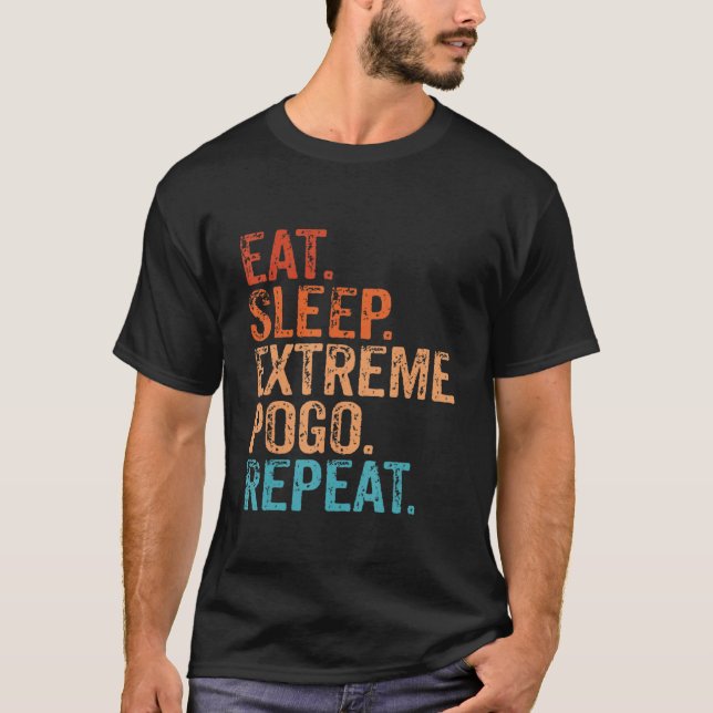 Camiseta Coma Sono Extreme Pogo Ação Repetida Esporte Engra (Frente)
