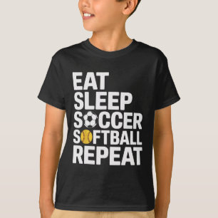 Camiseta Coma Sono Futebol Softll Repita Treinador Mães Ama