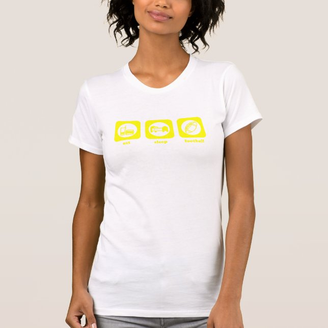 Camiseta Coma. Sono. Futebol. T-shirt (Frente)