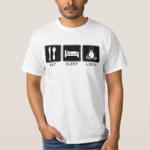 Camiseta Coma. Sono. Linux.