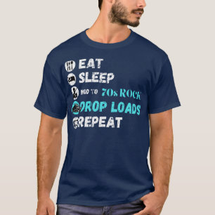 Camiseta Coma Sono Ouvindo 70s Cargas de Quebra do Rock Rep