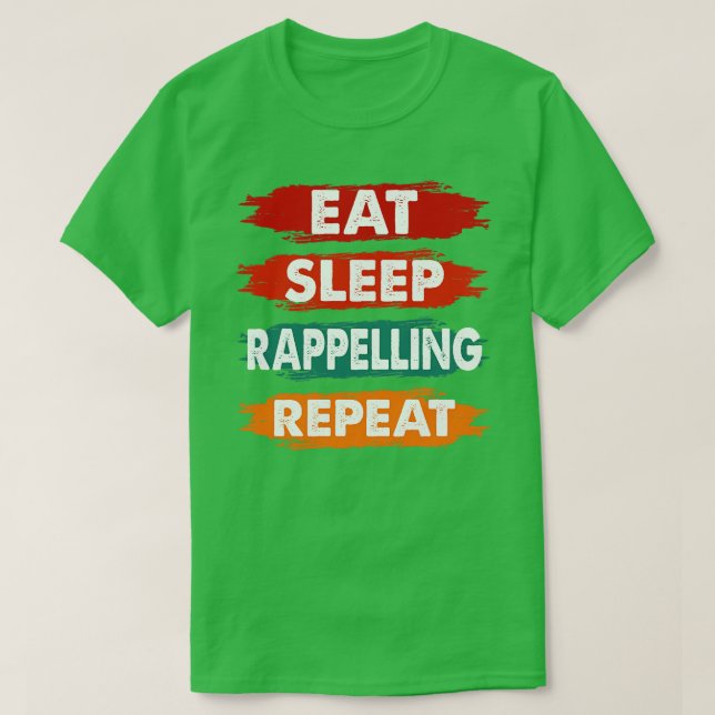 Camiseta Coma Sono Rappelando Repito Engraçado Rappeling Es (Frente do Design)
