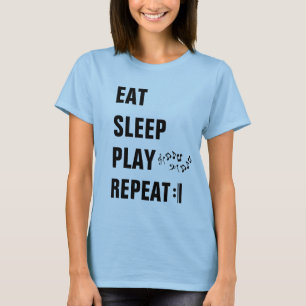 Camiseta Coma Sono Reproduza Músicos HashtagVida (traseira)