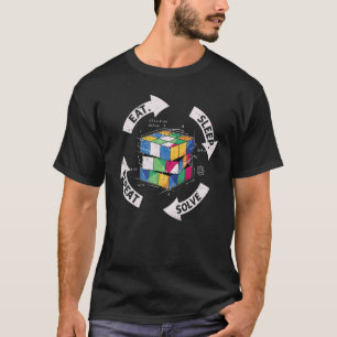 Camiseta Coma Sono Resolva Repetir A Velocidade Da Matemáti