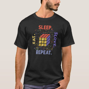 Camiseta Coma Sono Resolva Repetir A Velocidade Da Matemáti