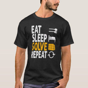 Camiseta Coma Sono Resolva Repetir A Velocidade Da Matemáti