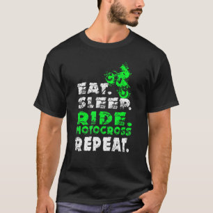 Camiseta Coma sono Ride Motocross Repetir Dieta