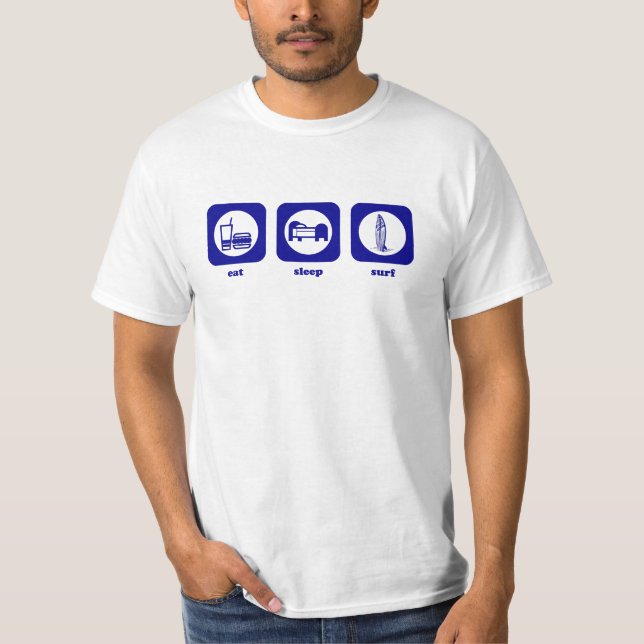 Camiseta Coma. Sono. Surf. T-shirt (Frente)