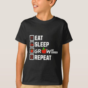 Camiseta Coma Sono Torne Meu Jardim Repete Meninos Gamer G