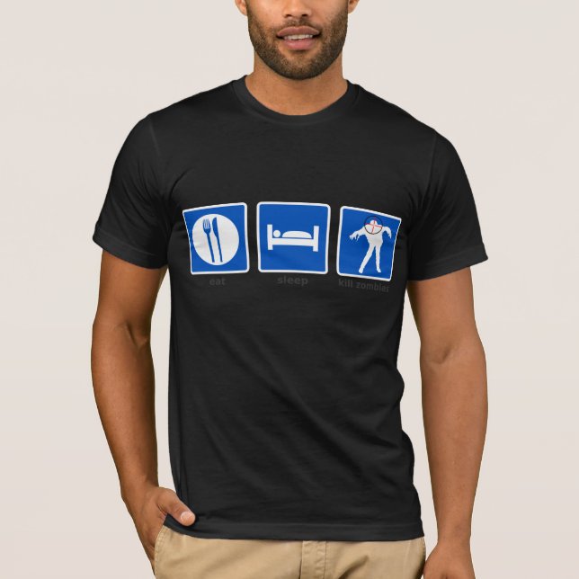 Camiseta Coma - sono - zombis do matar (Frente)
