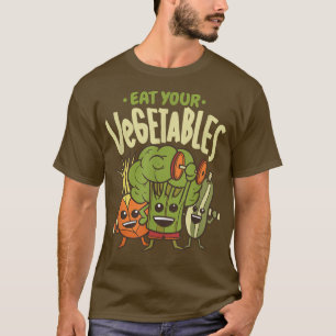 Camiseta Coma Sua Vegetal Vegan Engraçada Vegetariana