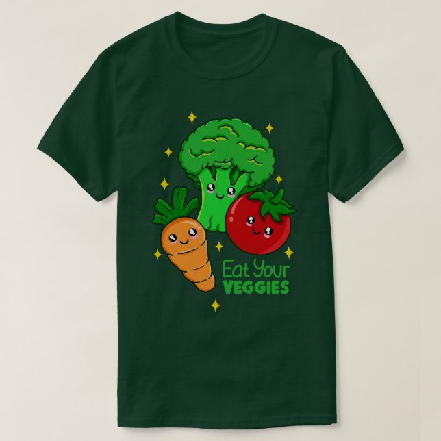 Camiseta Coma suas vegetações (Frente do Design)