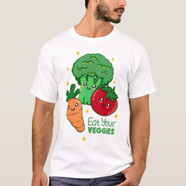Camiseta Coma suas vegetações (Frente)