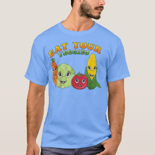 Camiseta Coma suas vegetações Dia Mundial da Vegetariana Ve
