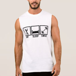 Camiseta Coma Suspensão Sonolência Pesos do Elevador