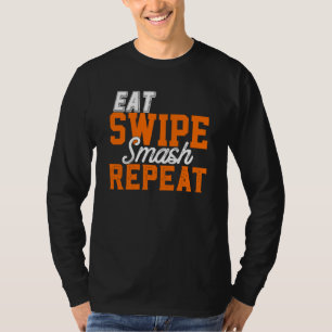 Camiseta Coma Swipe Smash Online Solteiro Namorando P Y Fra