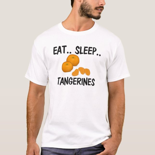 Camiseta Coma TANGERINAS do sono (Frente)