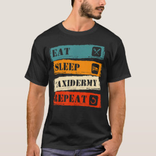 Camiseta Coma Táxiderme Dormindo Repetir Taxidermia Taxider