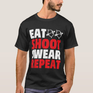 Camiseta Coma Tiro Suar Repetir O Arco De Seta Caçando Arqu