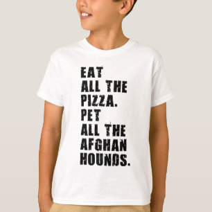 Camiseta Coma Todas As Pizza Pet Todos Os Tanques Afegãos