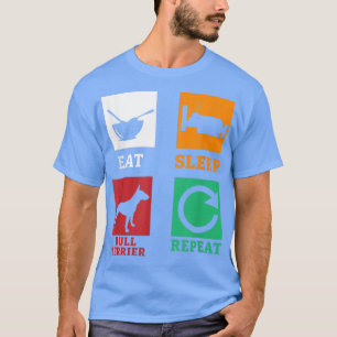 Camiseta Coma Touro do Sono Terrier Repete Terrier Touro do