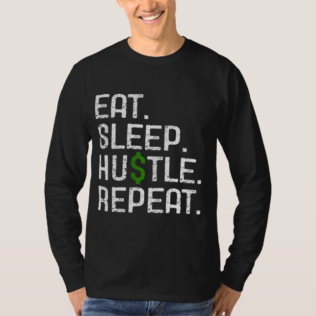 Camiseta Coma Trabalhe Dure Repita (Frente)