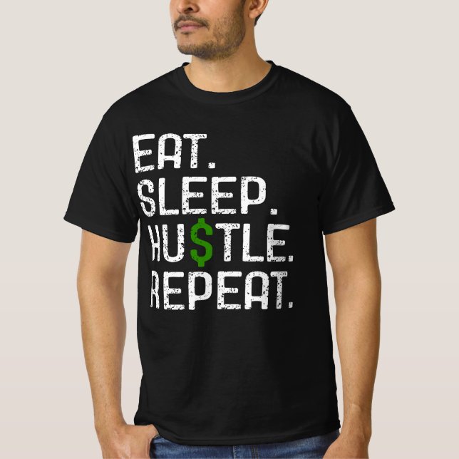 Camiseta Coma Trabalhe Dureza Repita (Frente)
