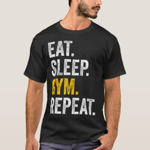 Camiseta Coma Treino Ginásio Repita Fitness Musculação