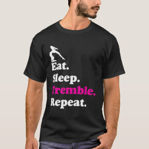 Camiseta Coma Tremor de Sono Repetir Gymnastics Acrobatics