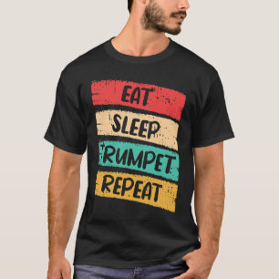 Camiseta Coma Trompete de Sono Repetir I Trompete