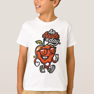Camiseta Coma uma maçã por dia