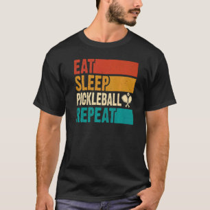 Camiseta Coma Uma Reprodução De Pickleball Reproduzindo Pl 