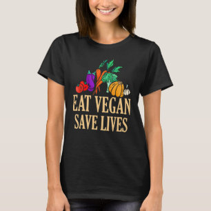Camiseta Coma Vegan Salve Vidas Vegetarianismo Vovó Vegetar