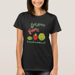 Camiseta Coma Veggies Vegan Life Cute Plant Based Veget