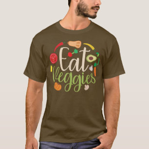Camiseta Coma Veggies Vegans Vegans Vegetarian 472