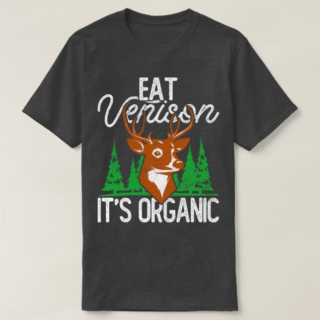 Camiseta Coma Veneno Sua Caça Orgânica (Frente do Design)
