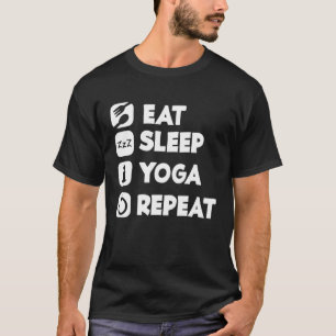 Camiseta Coma Yoga Repete O Espírito Hinduísmo Buda Yoga