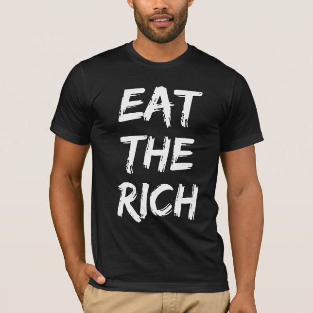 Camiseta Comam os Ricos - Socialista (Frente)