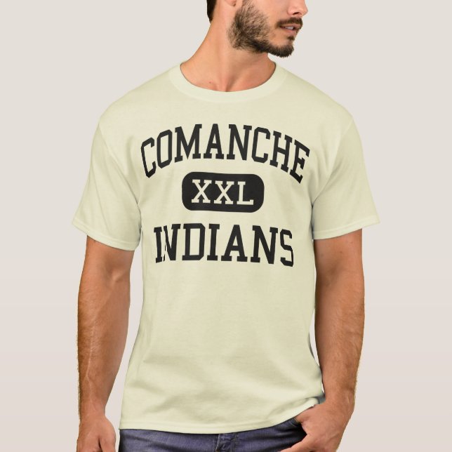 Camiseta Comanche - indianos - segundo grau - Comanche (Frente)