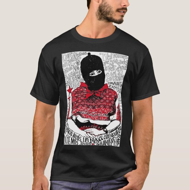 Camiseta Comandanta Ramona - Exército Zapatista De Nacional (Frente)