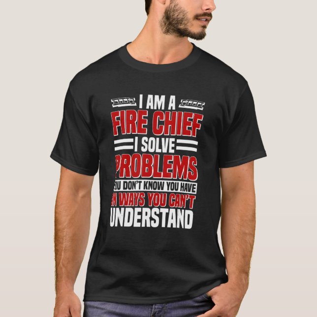 Camiseta Comandante Chefe de Bombeiros Bombeiro Bombeiro (Frente)