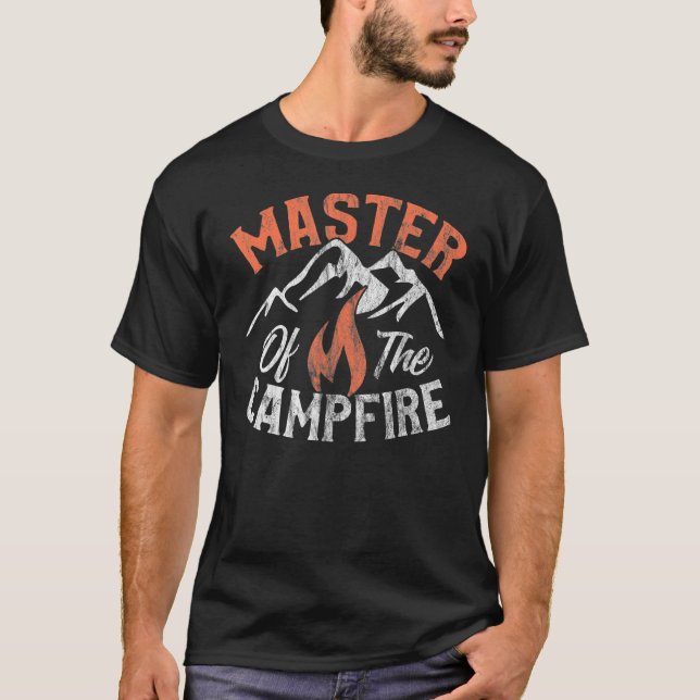 Camiseta Comandante Da Campanha De Campanha Da Campfire (Frente)