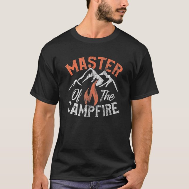 Camiseta Comandante Da Campanha De Campanha Da Campfire (Frente)