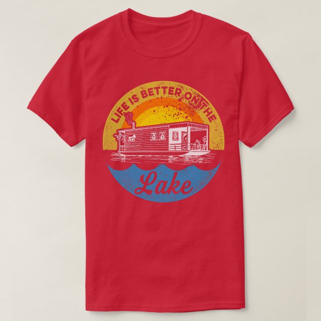 Camiseta comandante de barco no mar dizendo (Frente do Design)