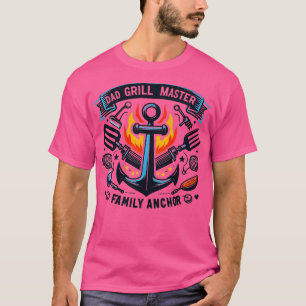 Camiseta Comandante De CHURRASCO Grelha-Mestre-Pai