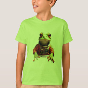 Camiseta Comandante de Sapo Bonito no Acumulamento Espacial